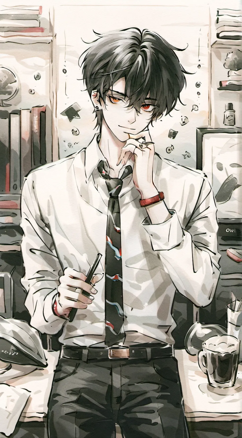 ai character: Max background