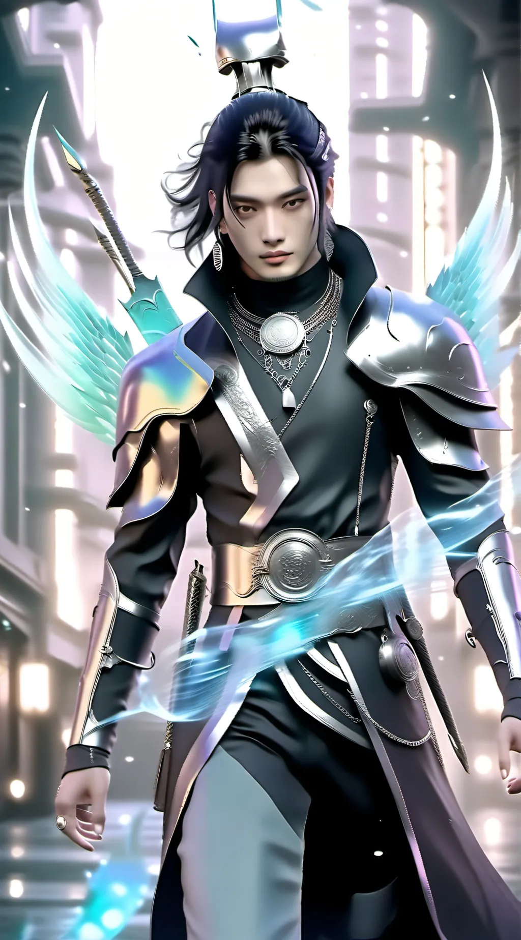 ai character: Hyunjin background