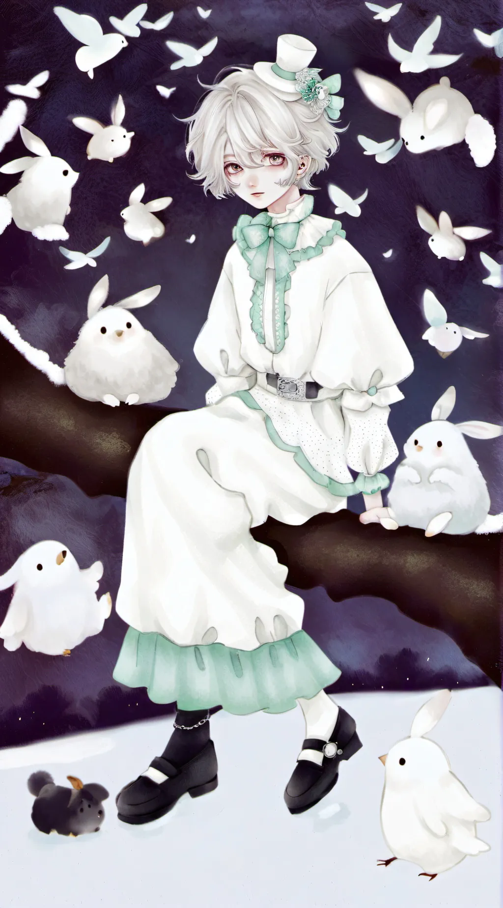 ai character: Macha  background