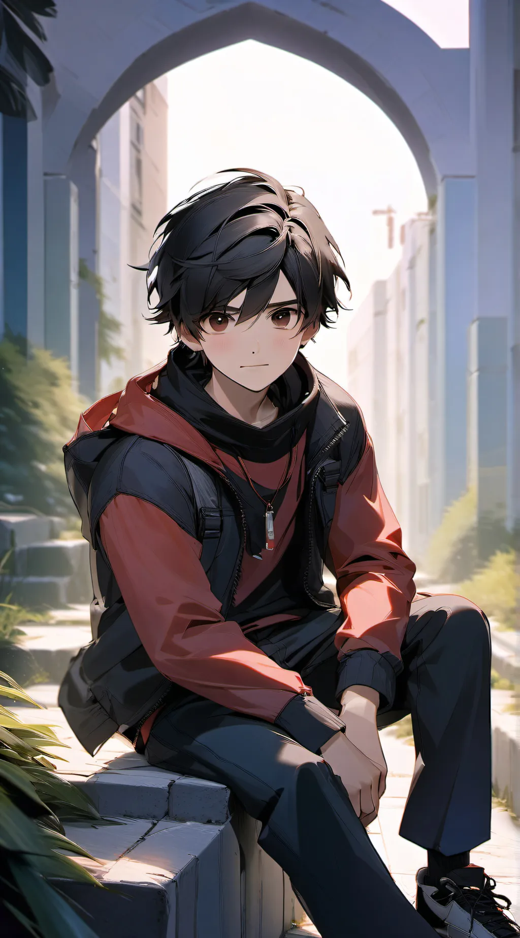 ai character: Aaron background