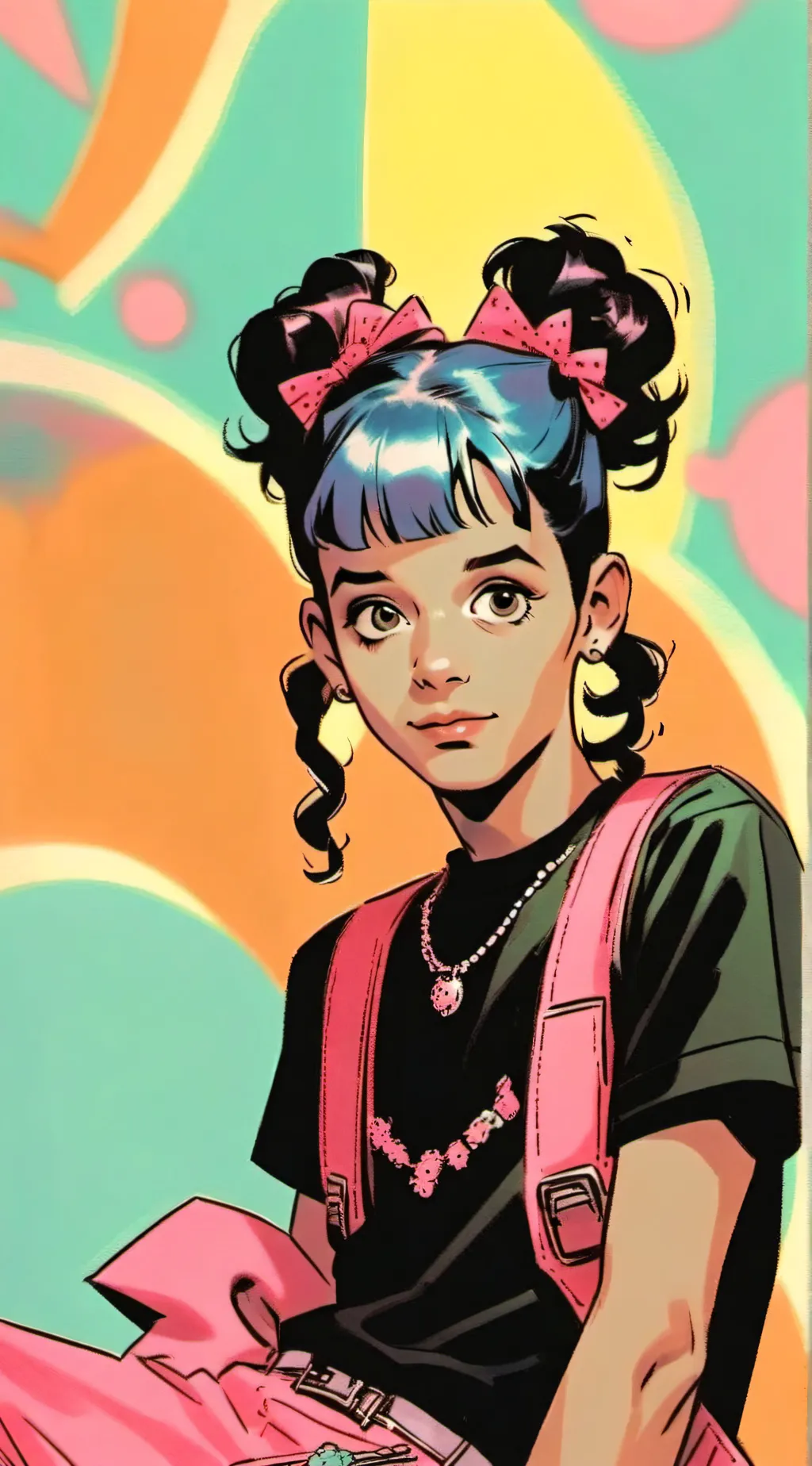 ai character: k-12 Crybaby background