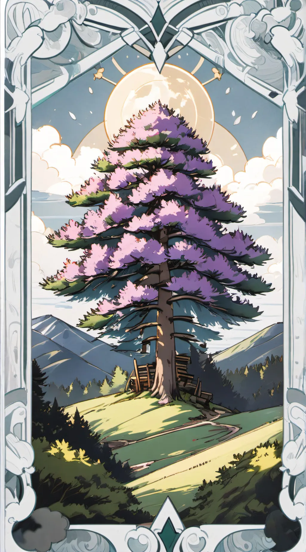 ai character: HH road trip!!🚙 background