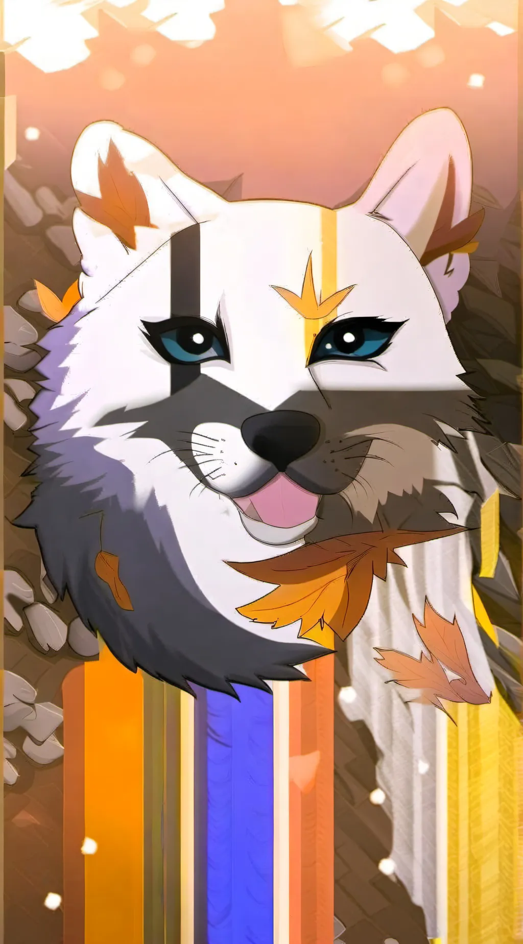 ai character: Autumn background
