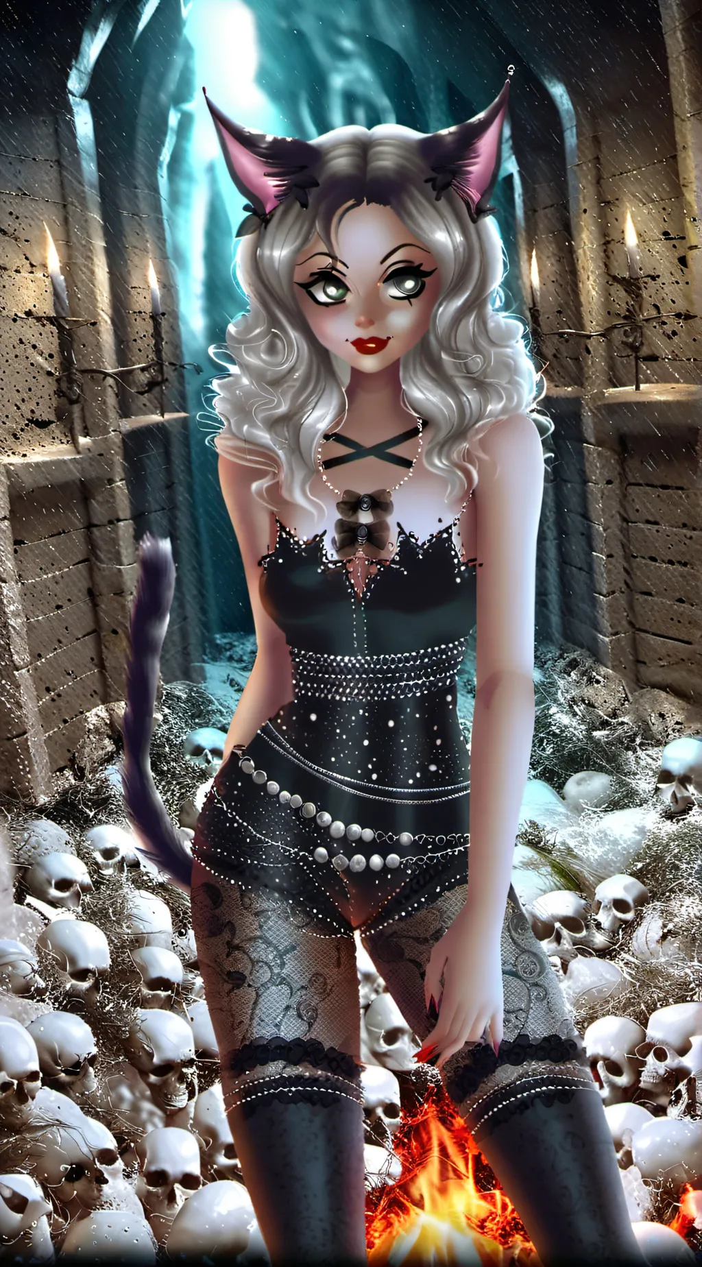 ai character: Dahlia Addams background