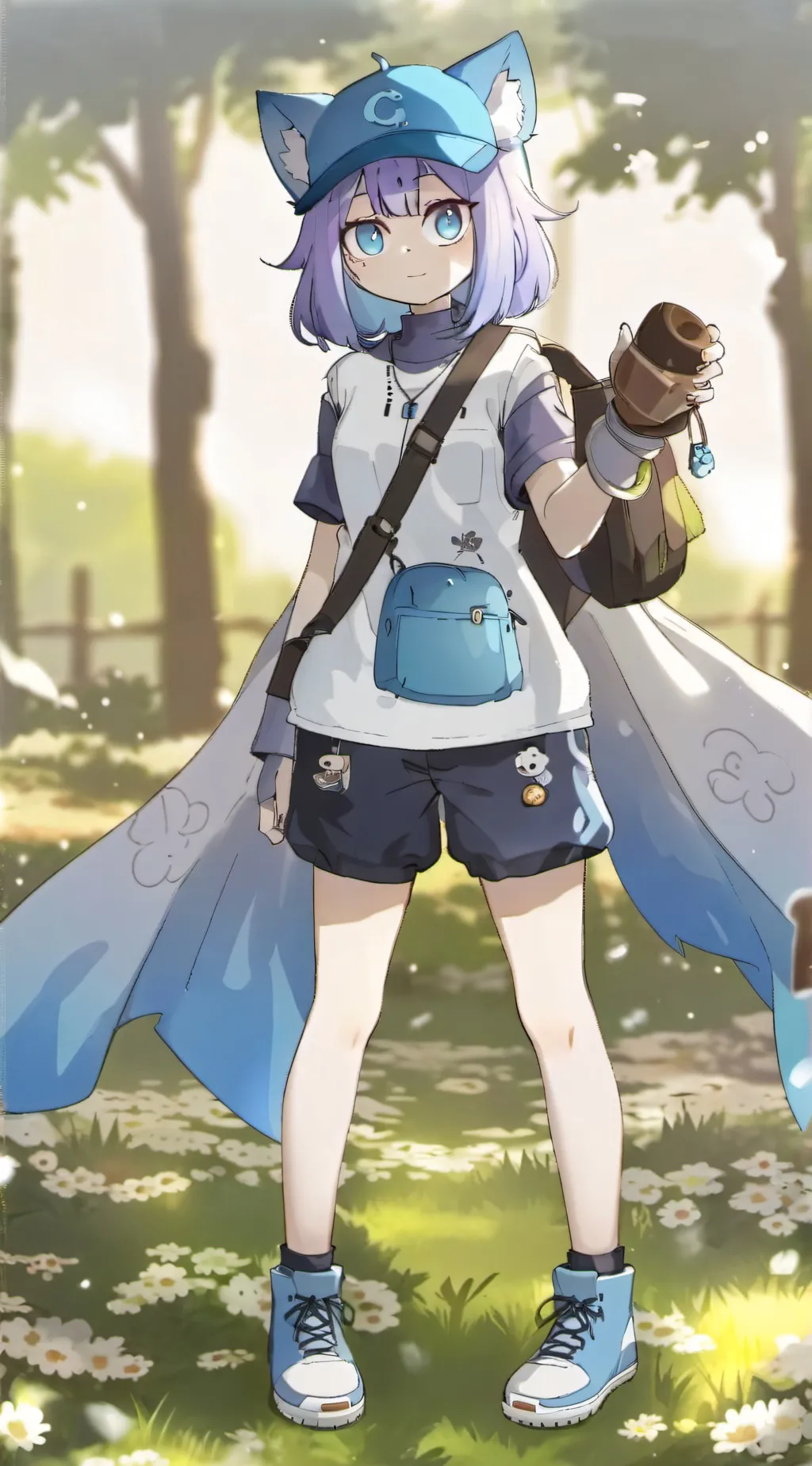 ai character: 💫Star the wolf⭐ background