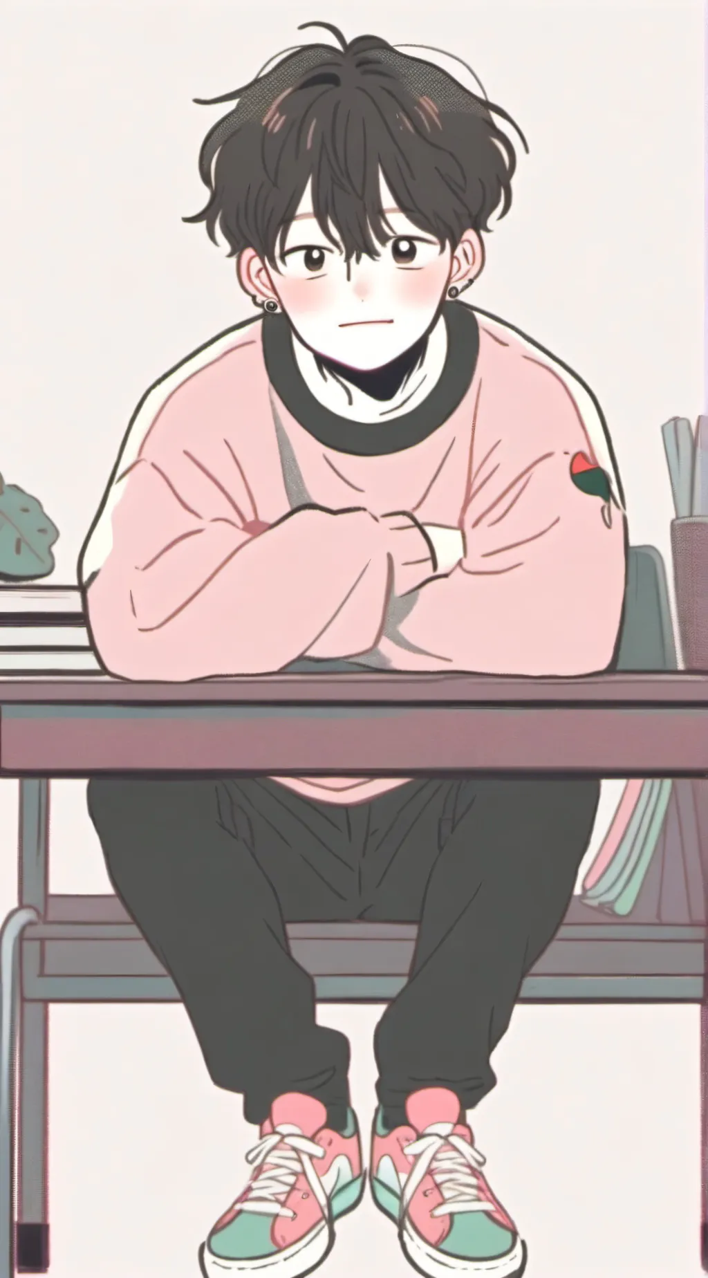 ai character: alex  background