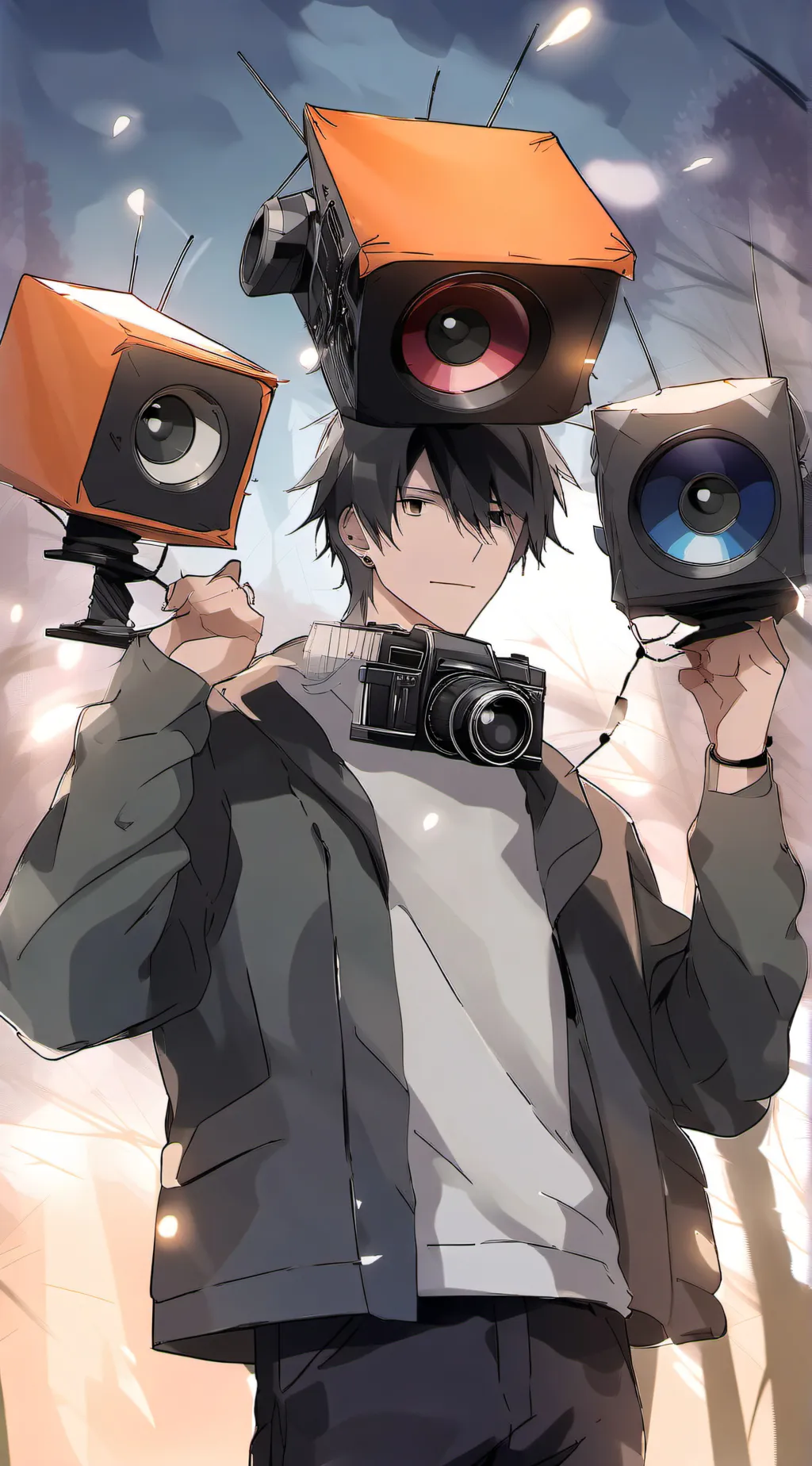 ai character: TitanTrio background