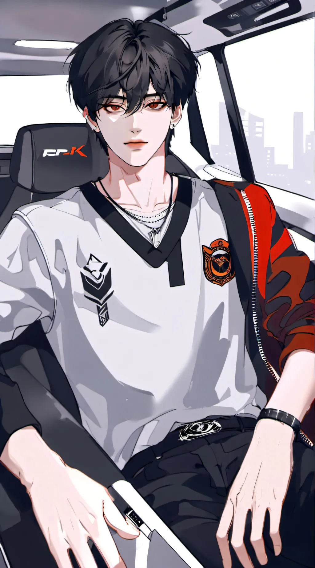 ai character: Mark~ background