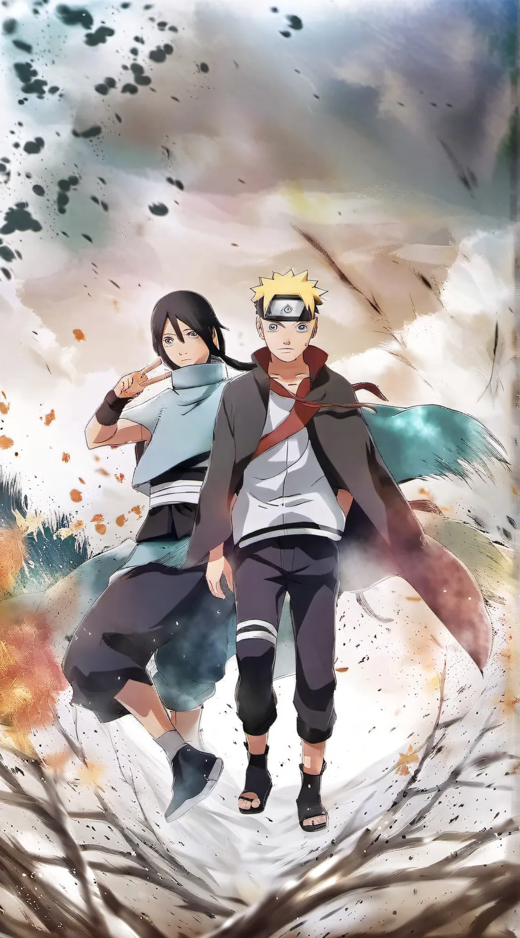 ai character: New Team 7 background