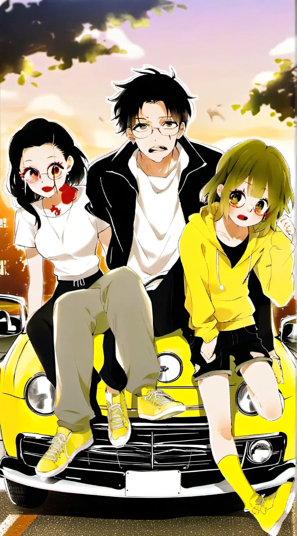 ai character: you & your besties background