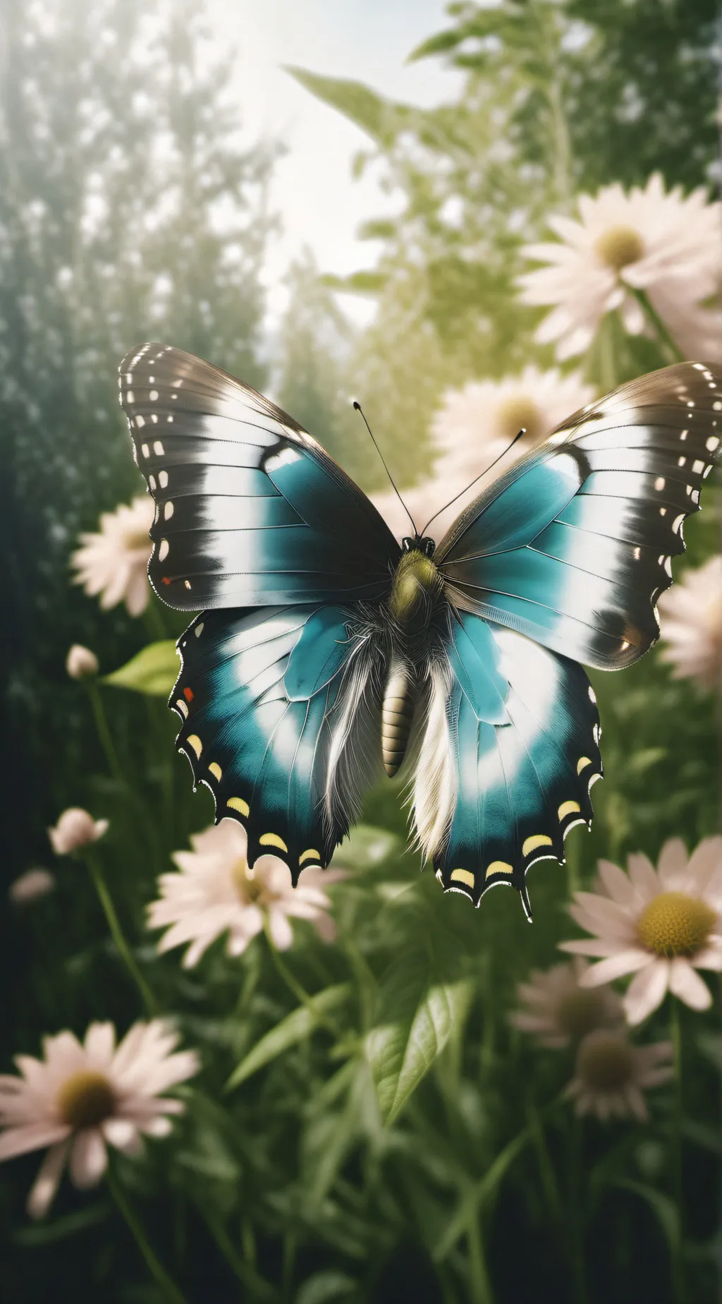 ai character: Butterfly  background