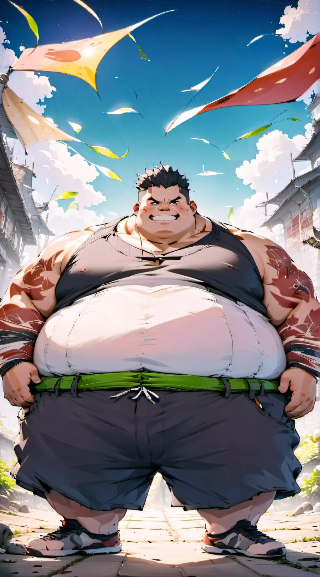 ai character: The Burger King background