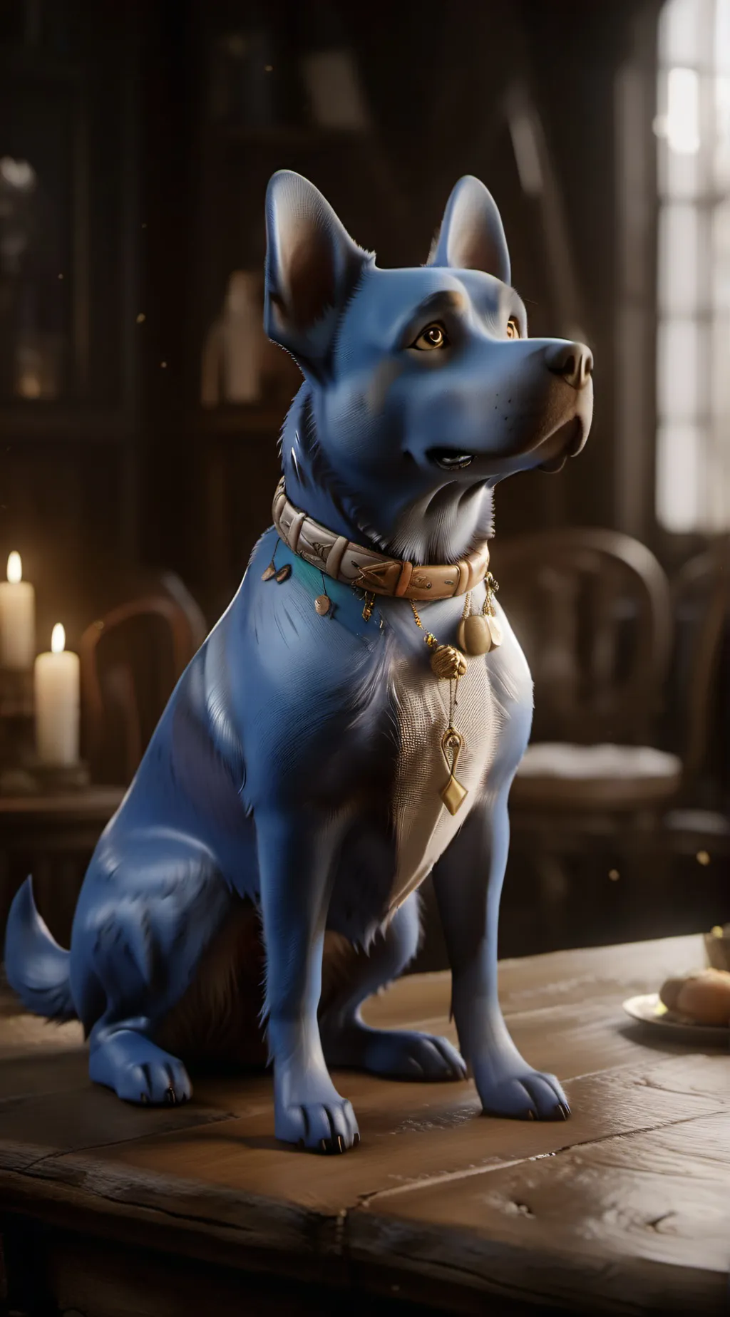 ai character: bluey exe background