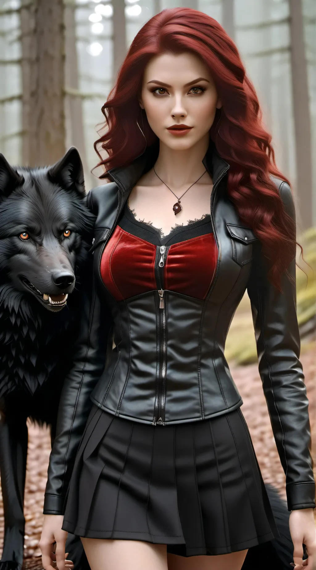 ai character: Luna background