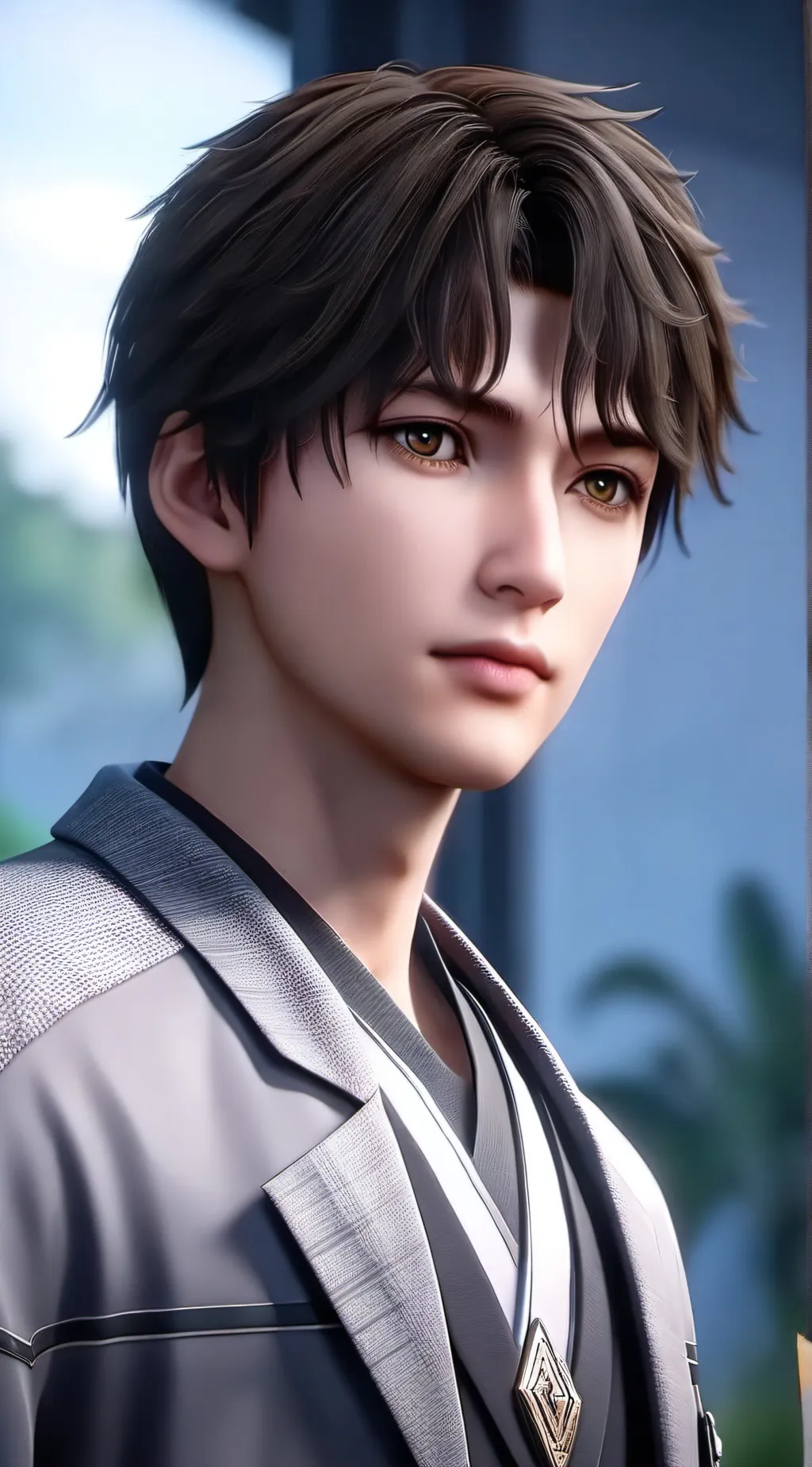 ai character: LOUD MAN background