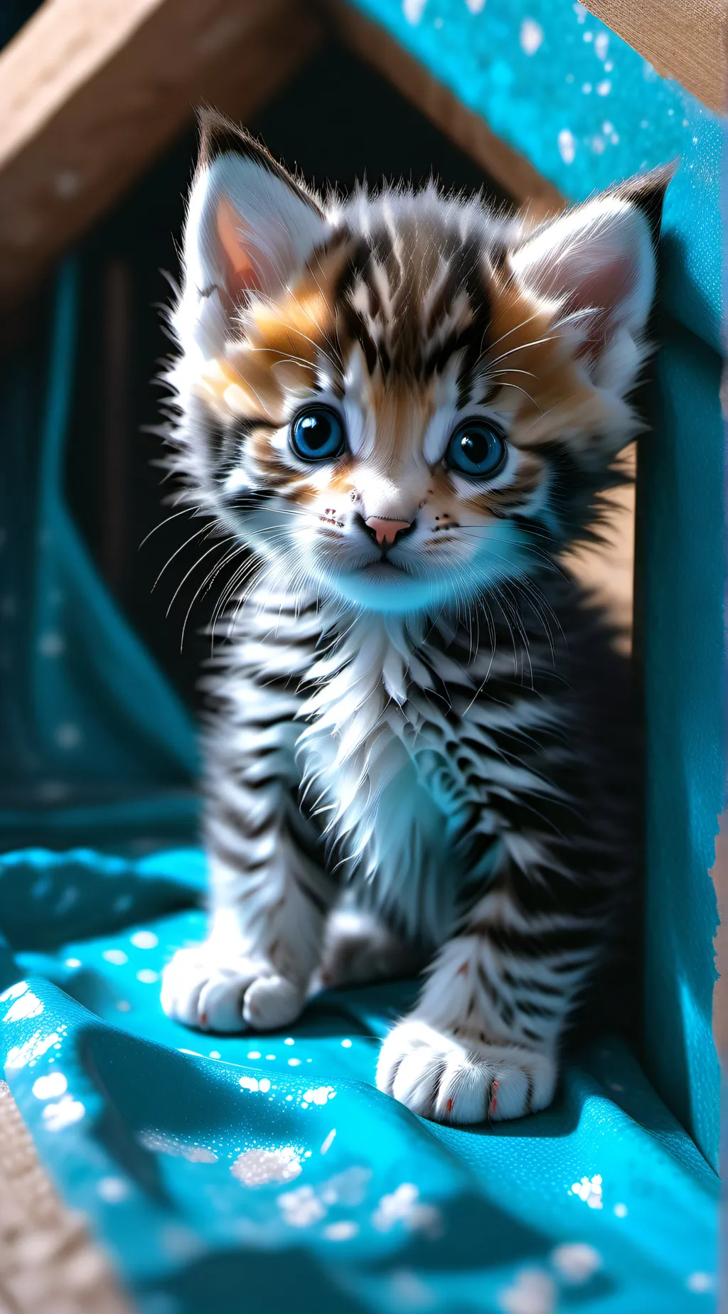 ai character: Baby kitten background