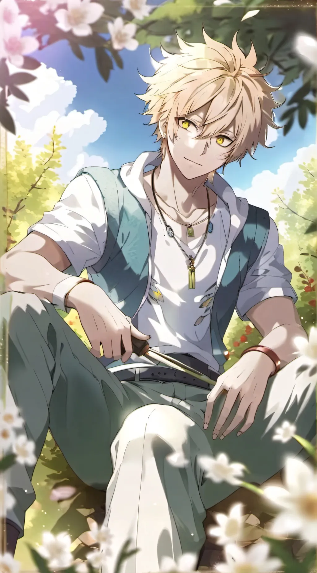 ai character: Bakugo  background