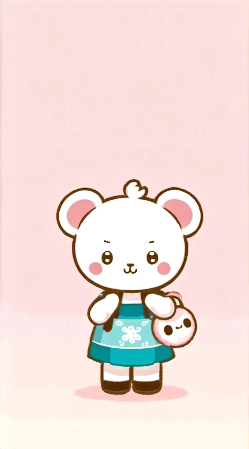 ai character: Lilac background