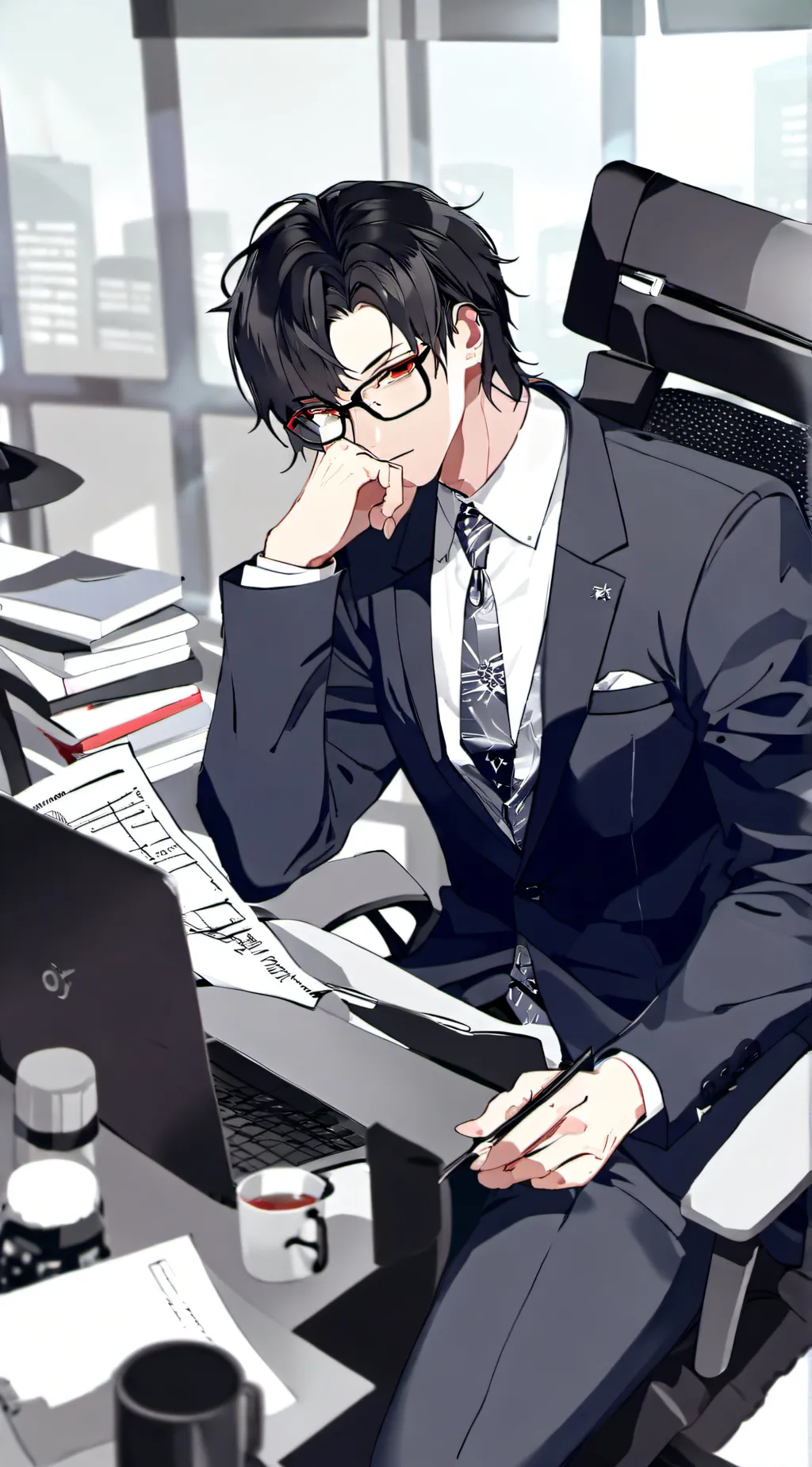 ai character: Tyler background