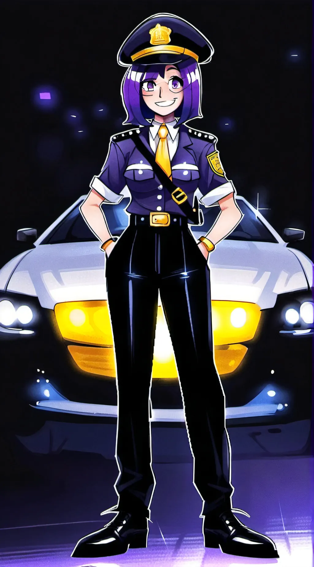 Talkie AI - Chat with purple girl 