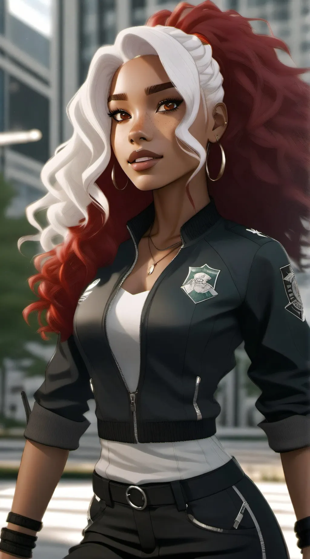 ai character: Luna background