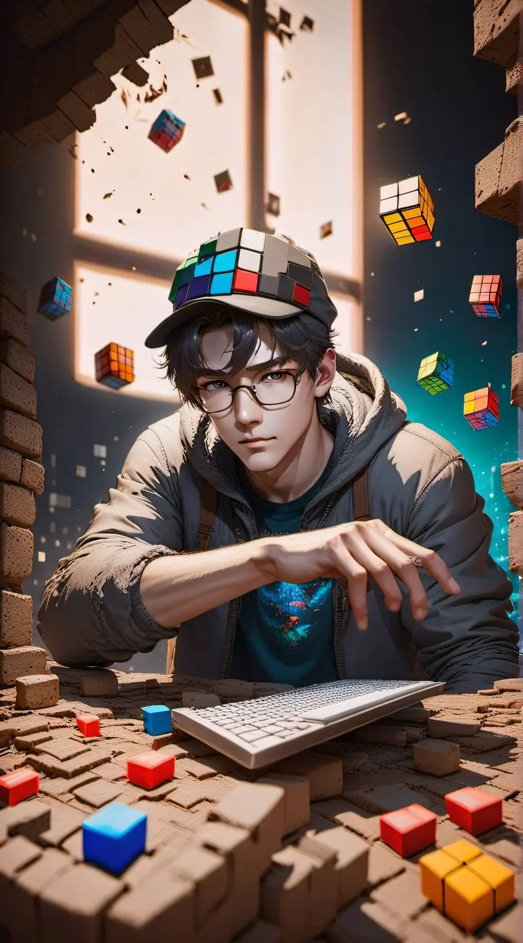ai character: CUBE Club background