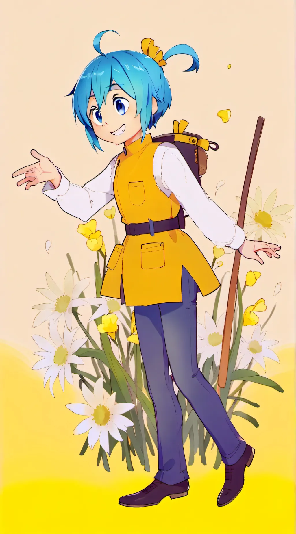 ai character: joy  background