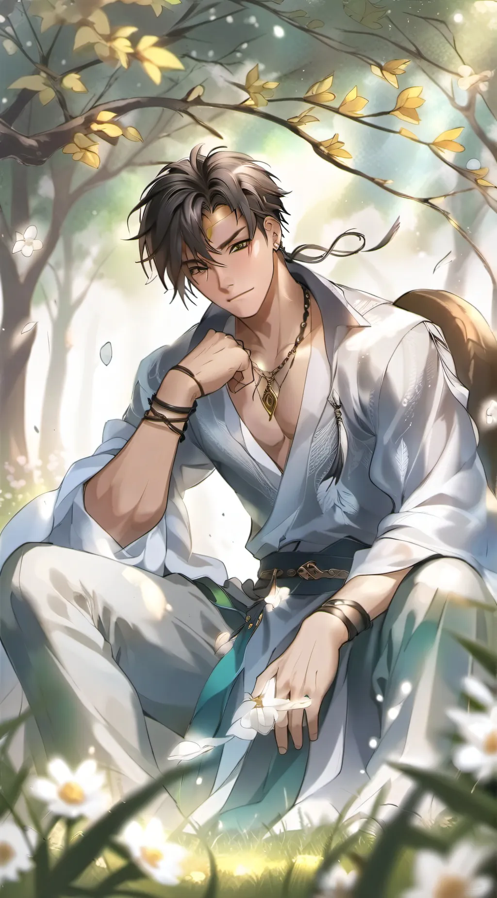 ai character: LEOMMMM background
