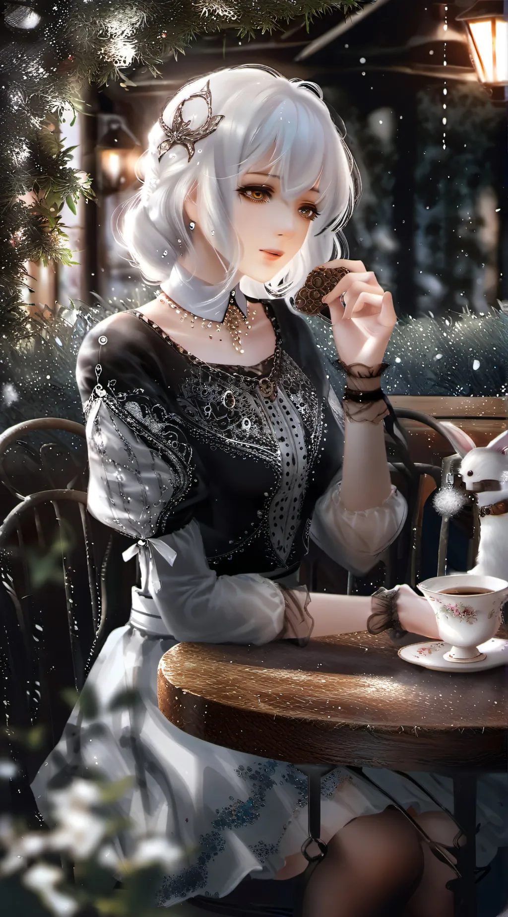 ai character: mist background