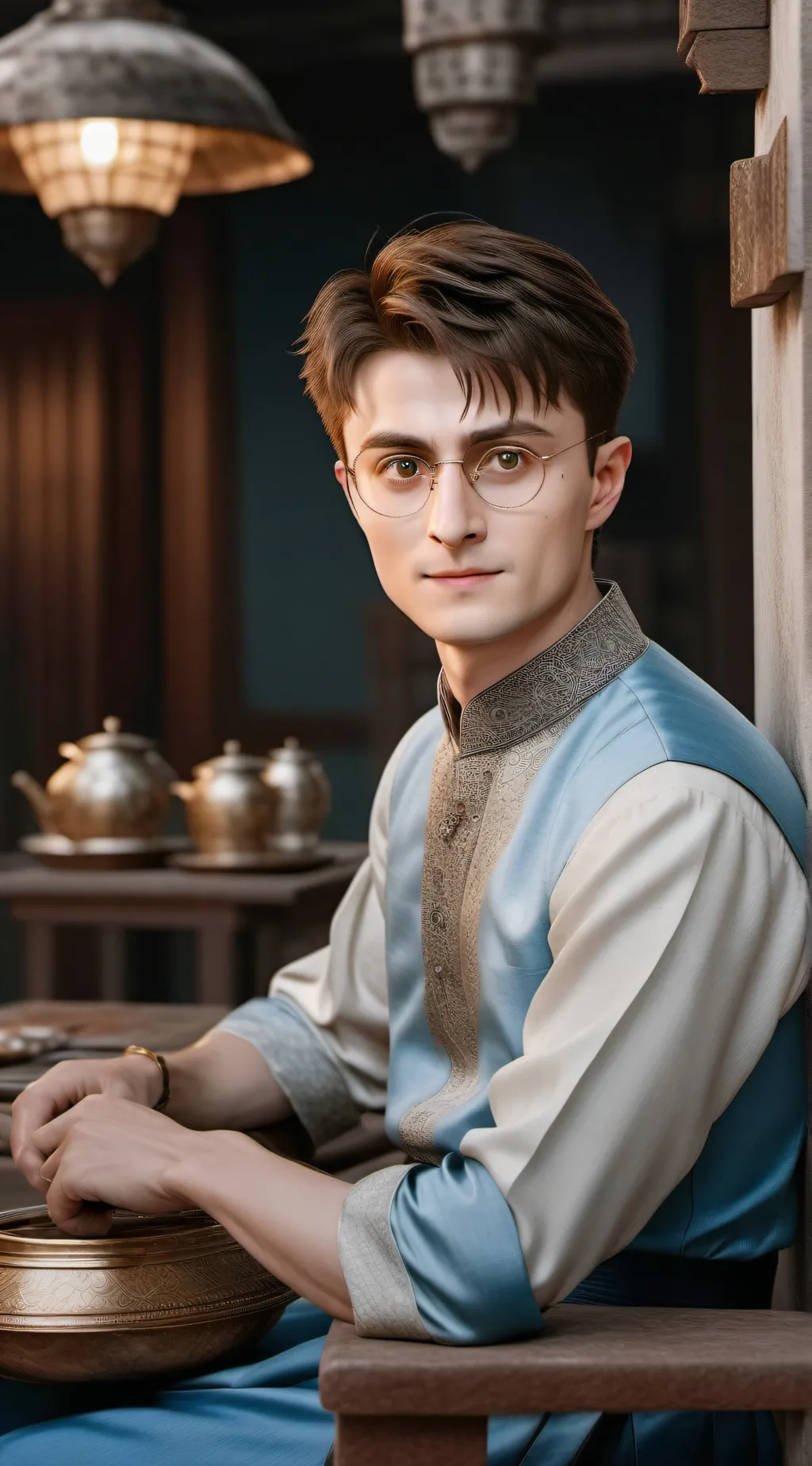 ai character: harry potter background