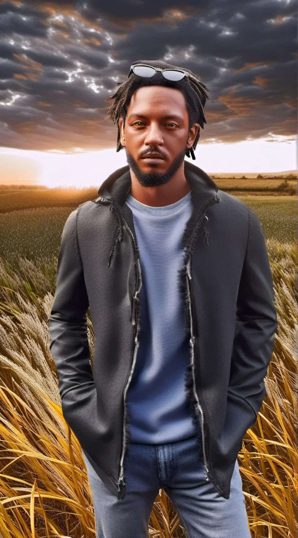 ai character: Kendrick Lamar background