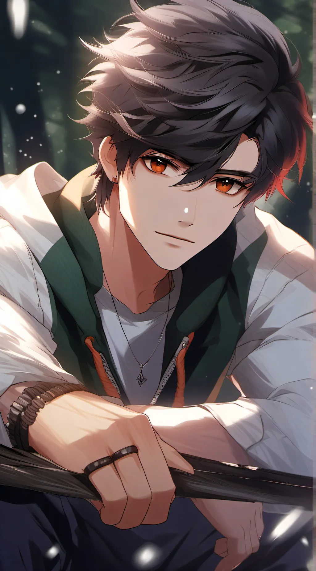 ai character: Alessio Barr  background