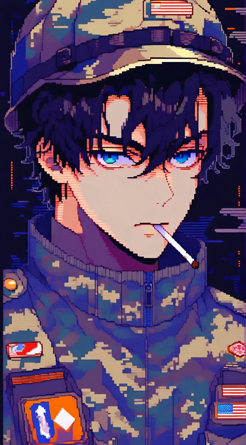 ai character: Rune background