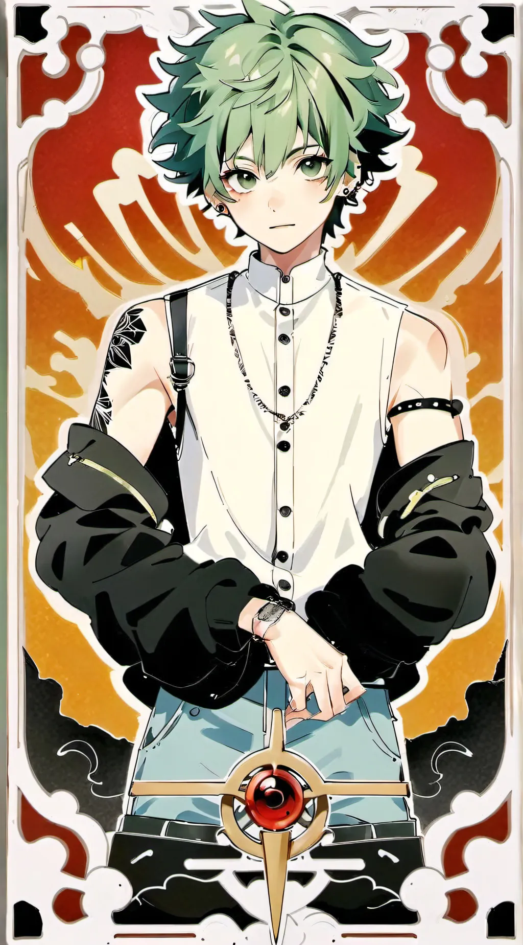 ai character: Yandere Purge Deku background
