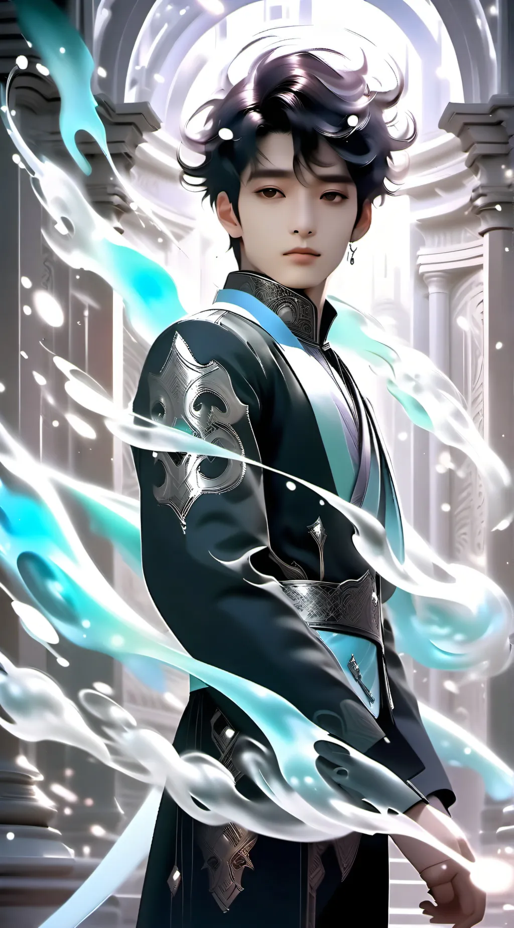 ai character: mhamade  background