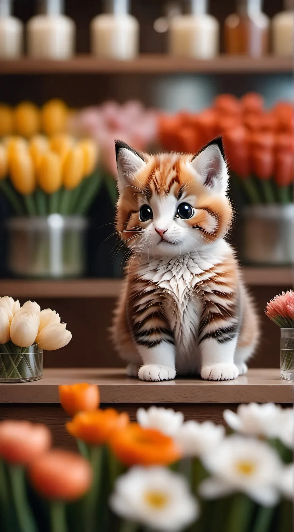 ai character: 🐾мυffιи🐾 background