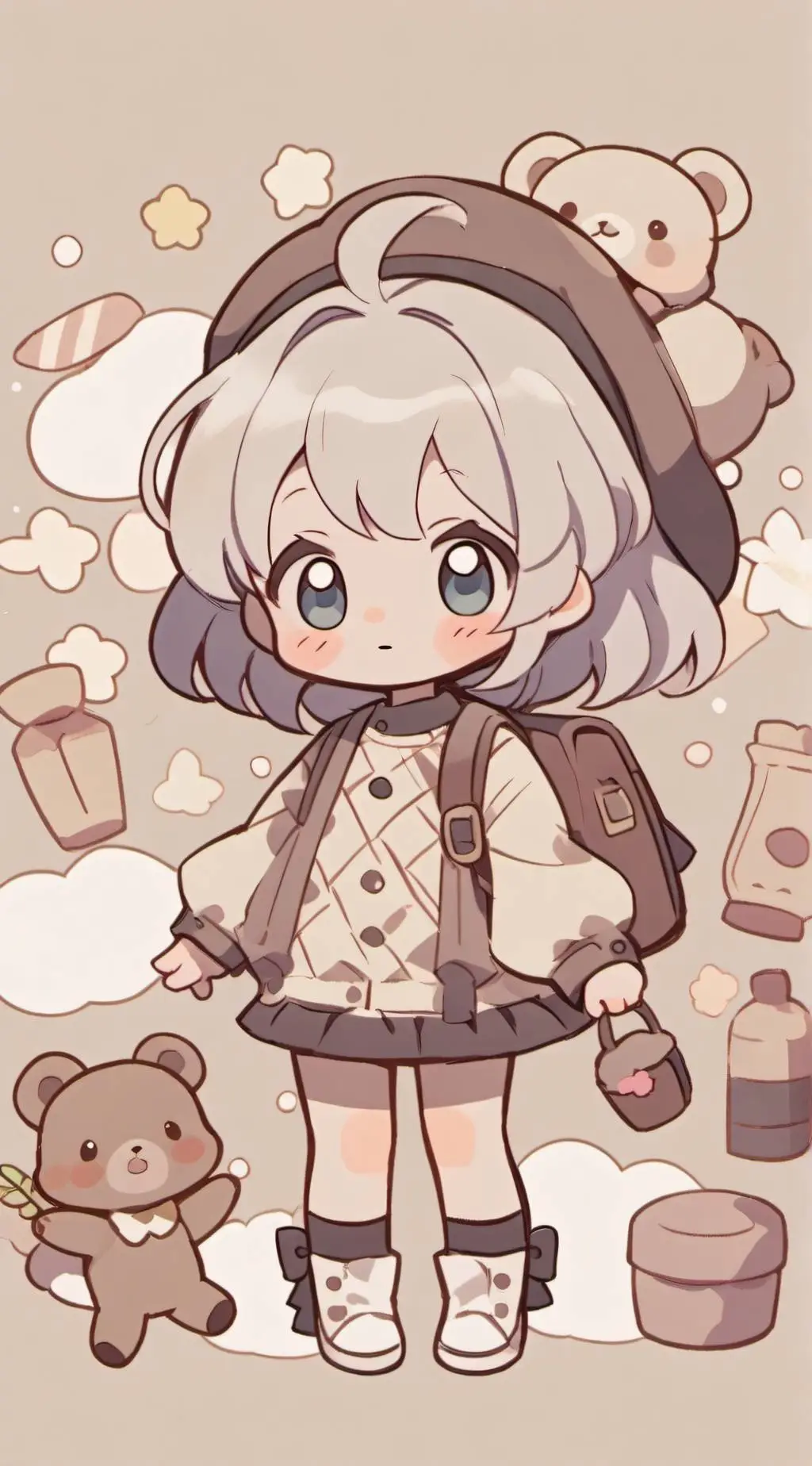 ai character: ❤️Kk❤️ background