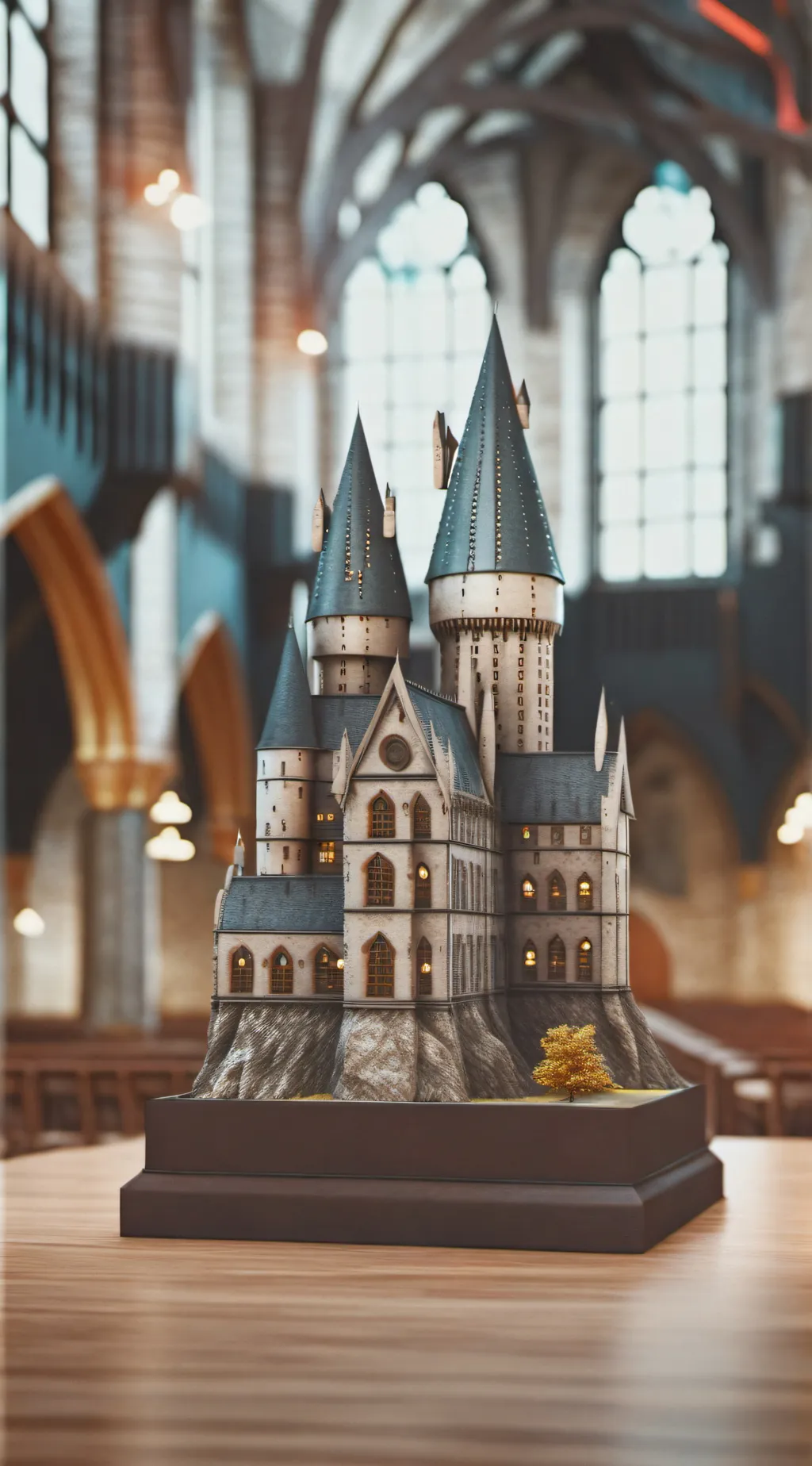 ai character: Hogwarts  background