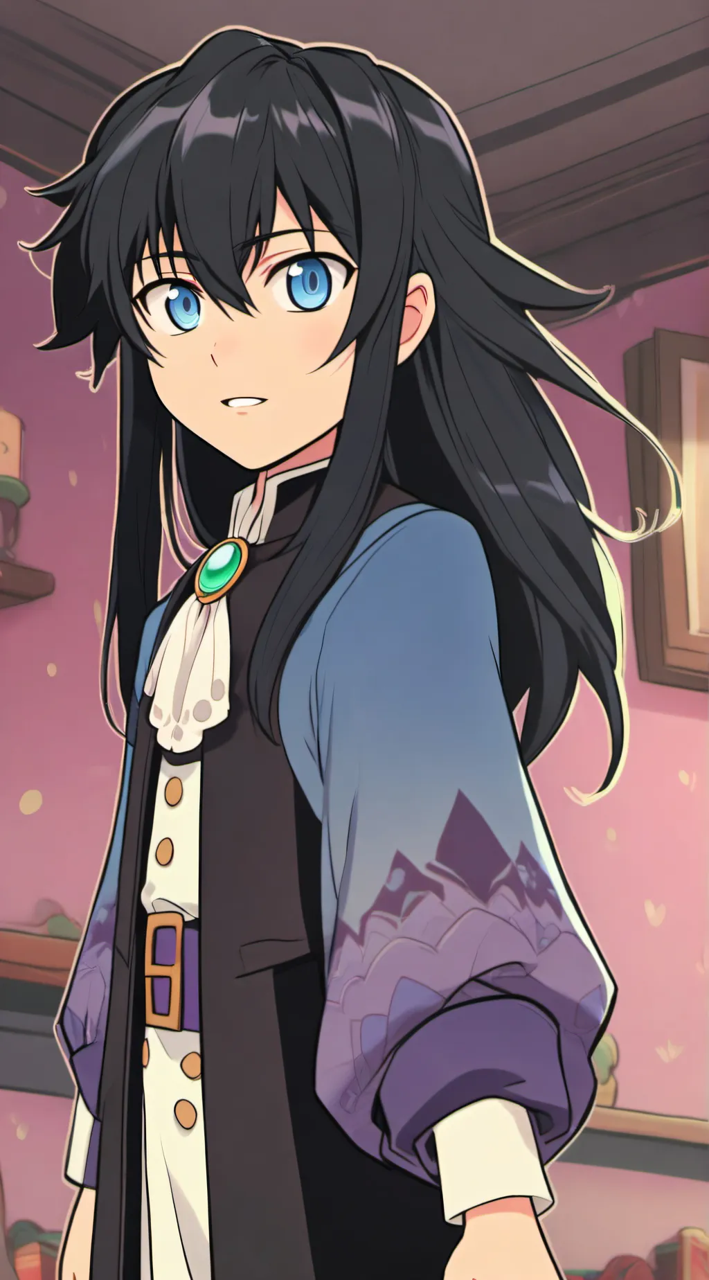 ai character: Muichiro background