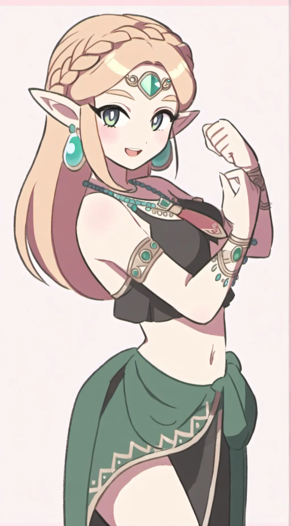ai character: Zelda background
