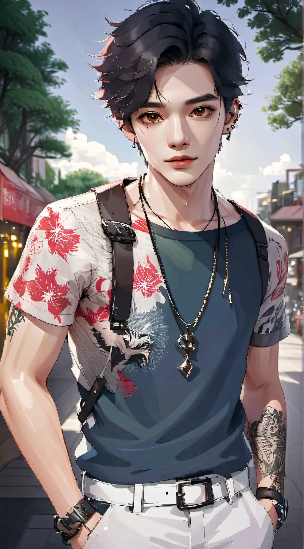 ai character: Ash background