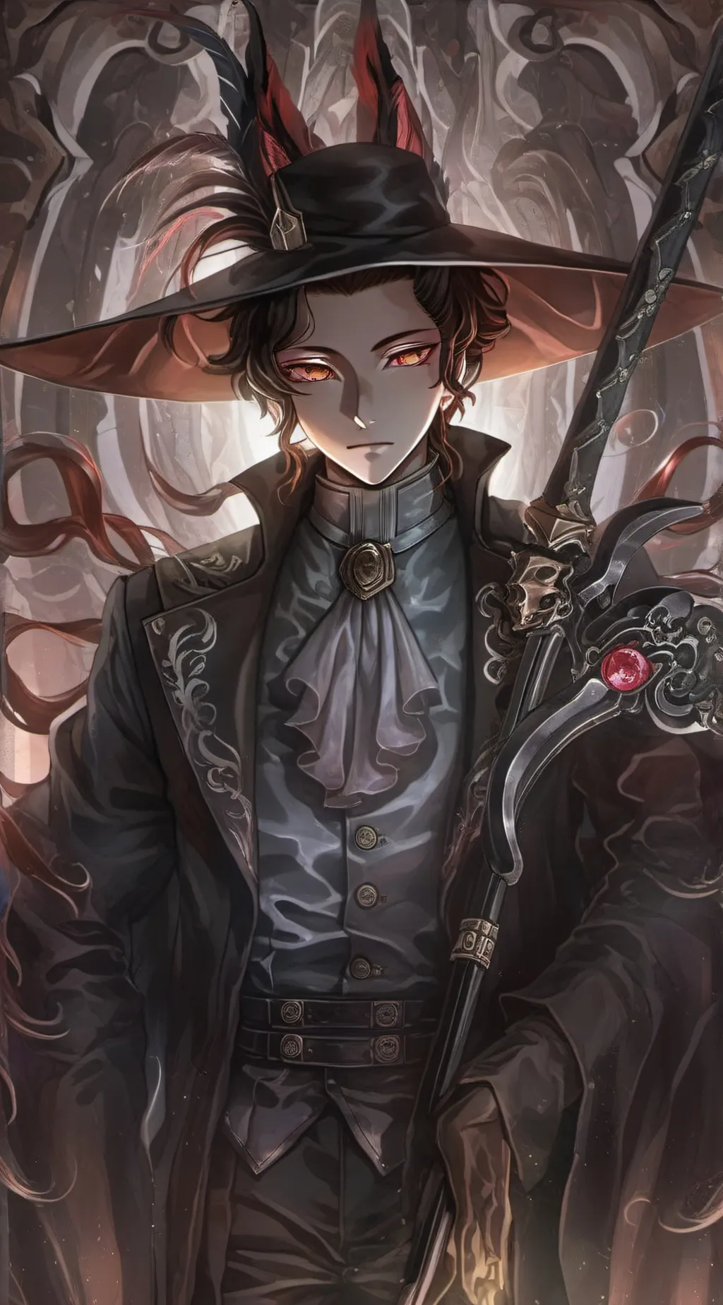 ai character: muzan background
