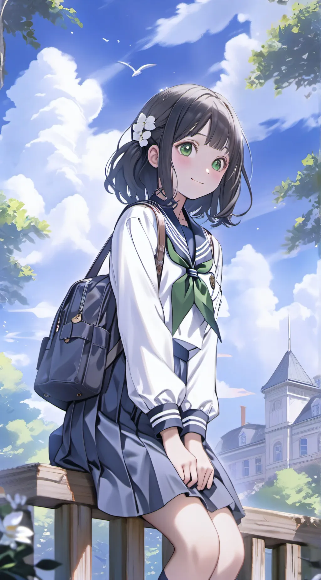 ai character: Yuri Hana background