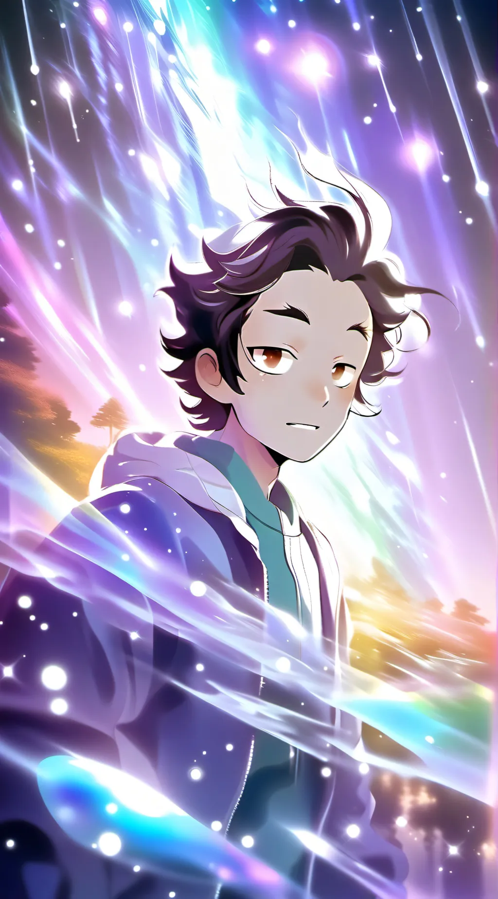 ai character: MHA in RecRoom background
