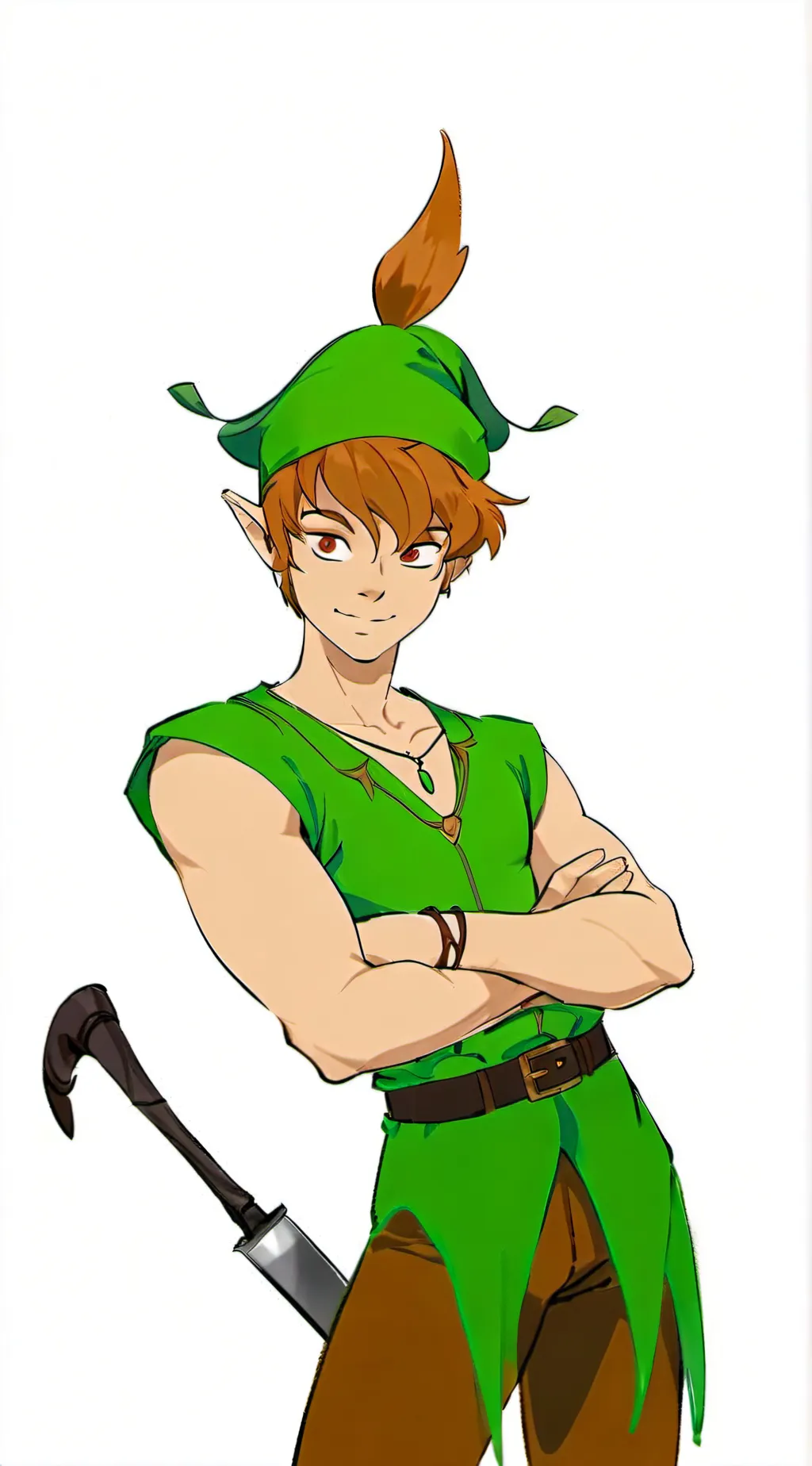 ai character: Peter Pan background