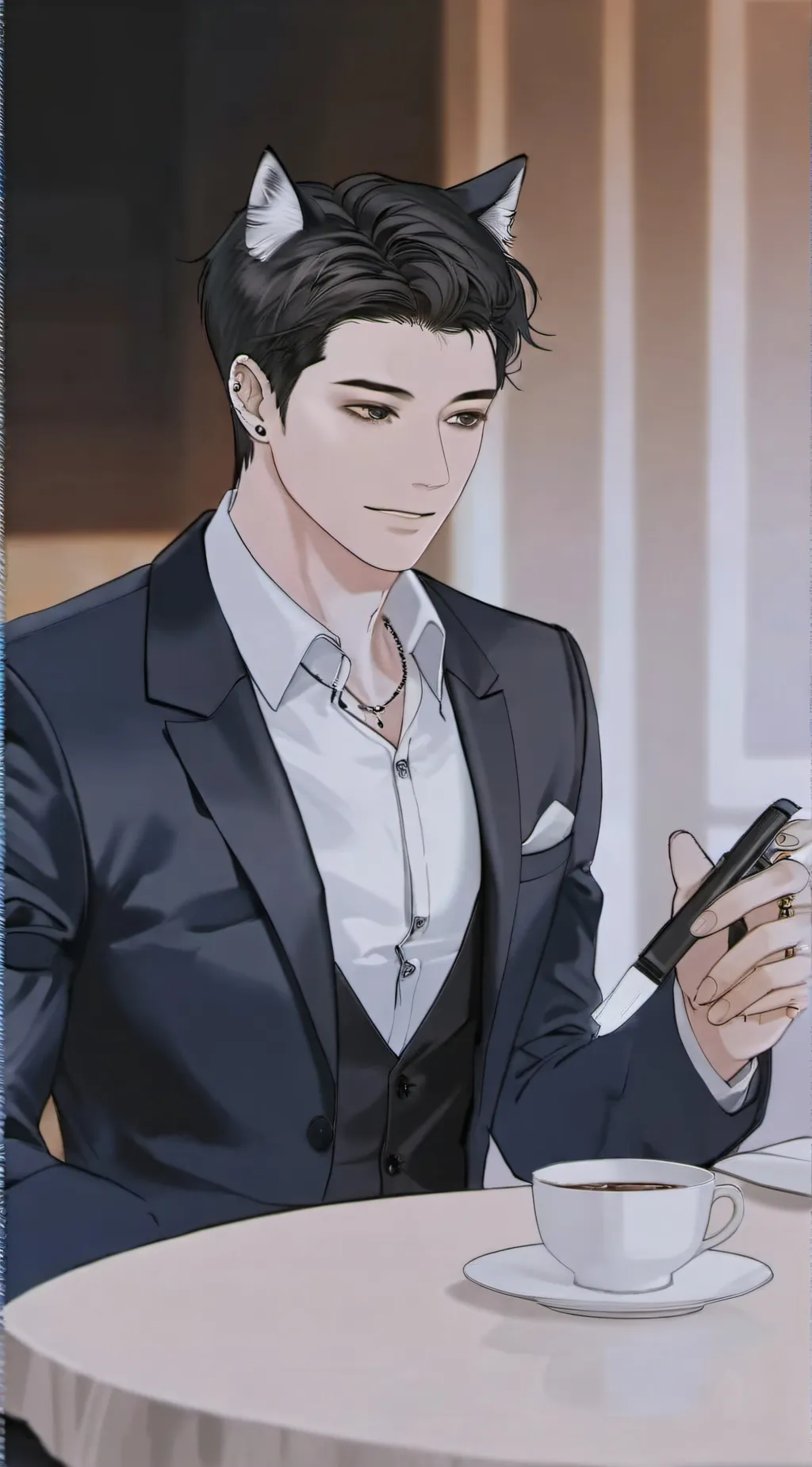 ai character: Lester(Lynx) background