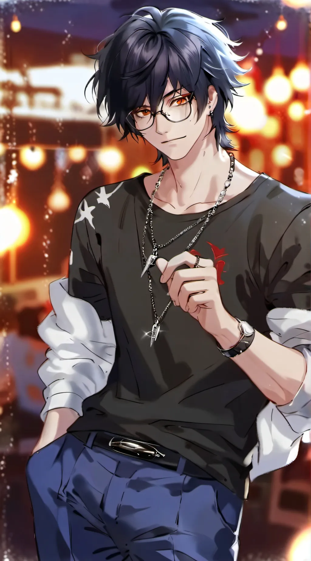 ai character: Leo background