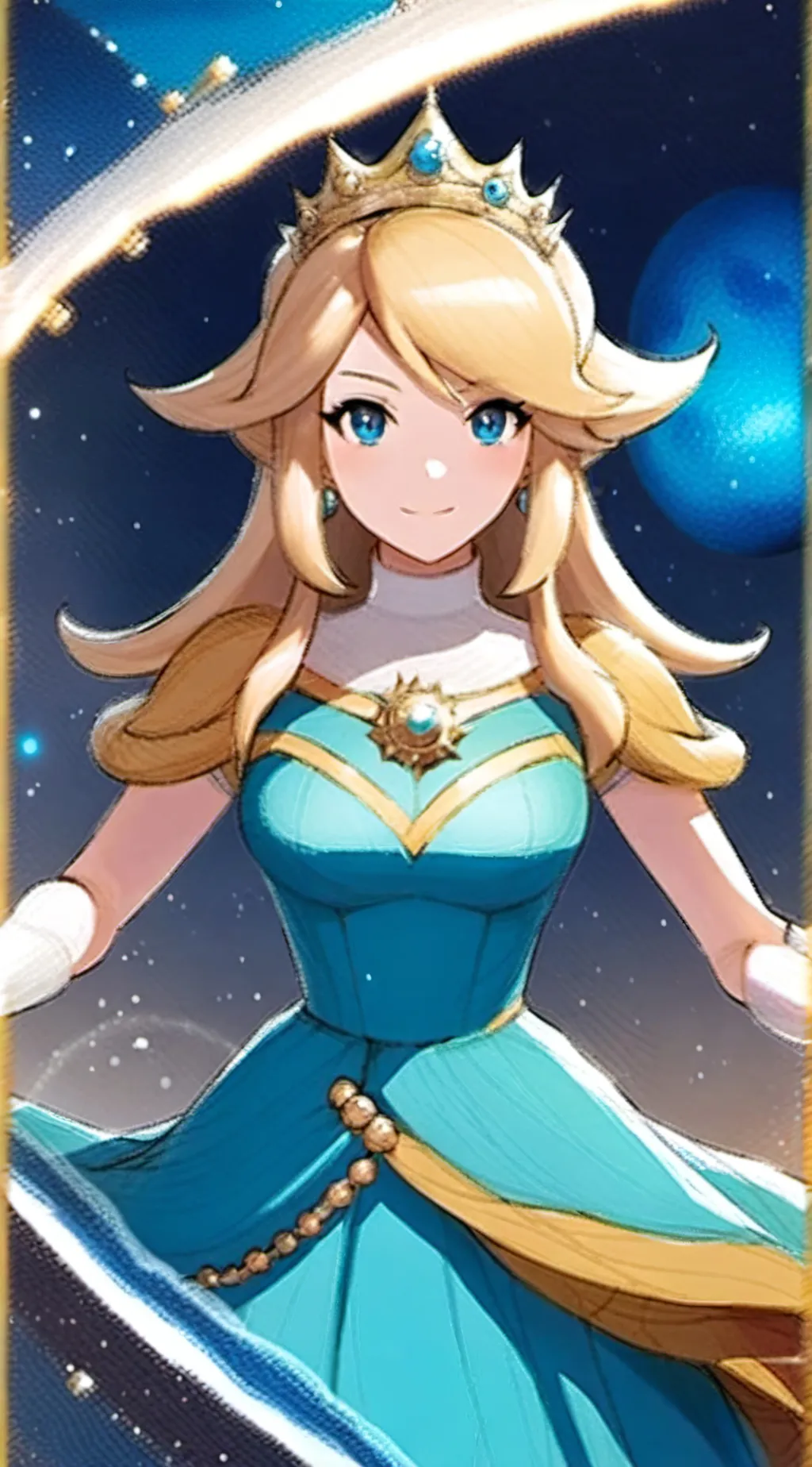 ai character: Princess Rosalina background