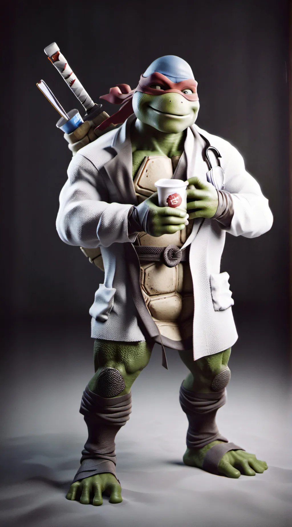 ai character: pediatrics Donnie  background