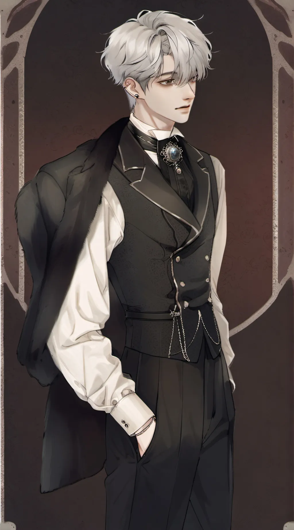 ai character: Zander  background